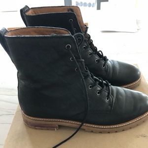 Madewell Clair lace up boots